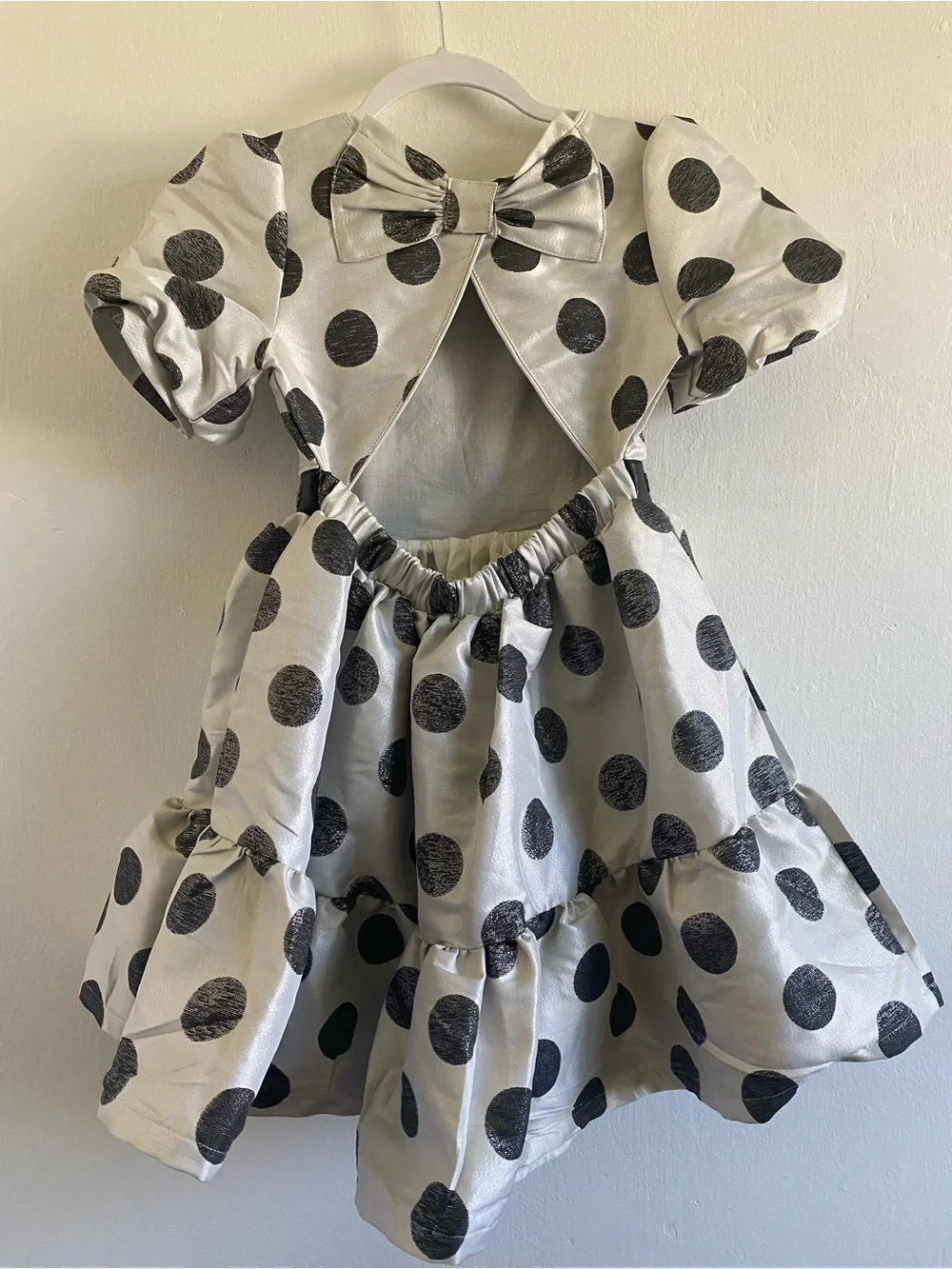 Disney Mickey Mouse Polka Dot Dress Size 8 Studded Leather Size 7/8